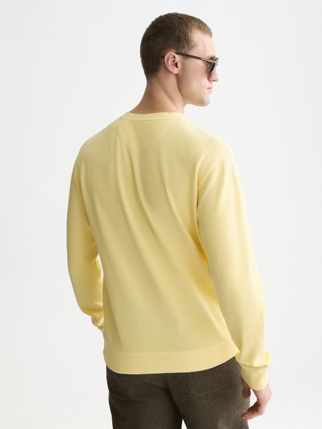 Garment-dye sweatshirt