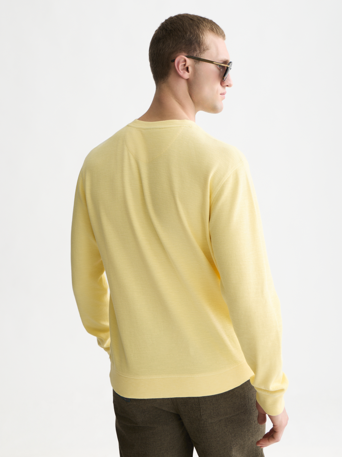 Garment-dye sweatshirt