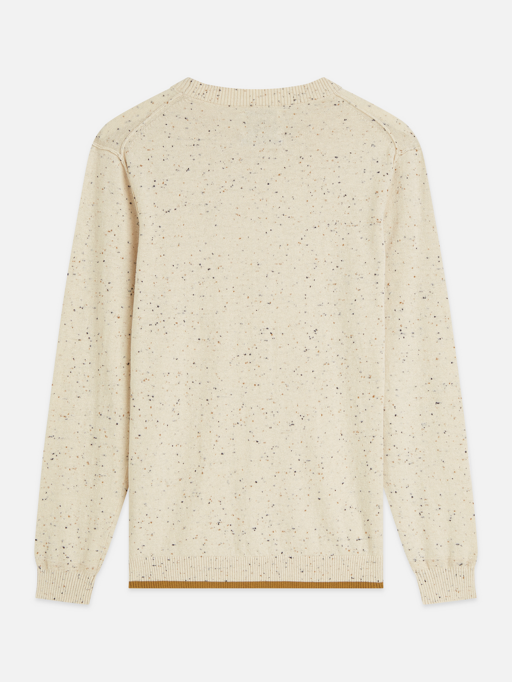 Speckled Wool-Blend Pullover