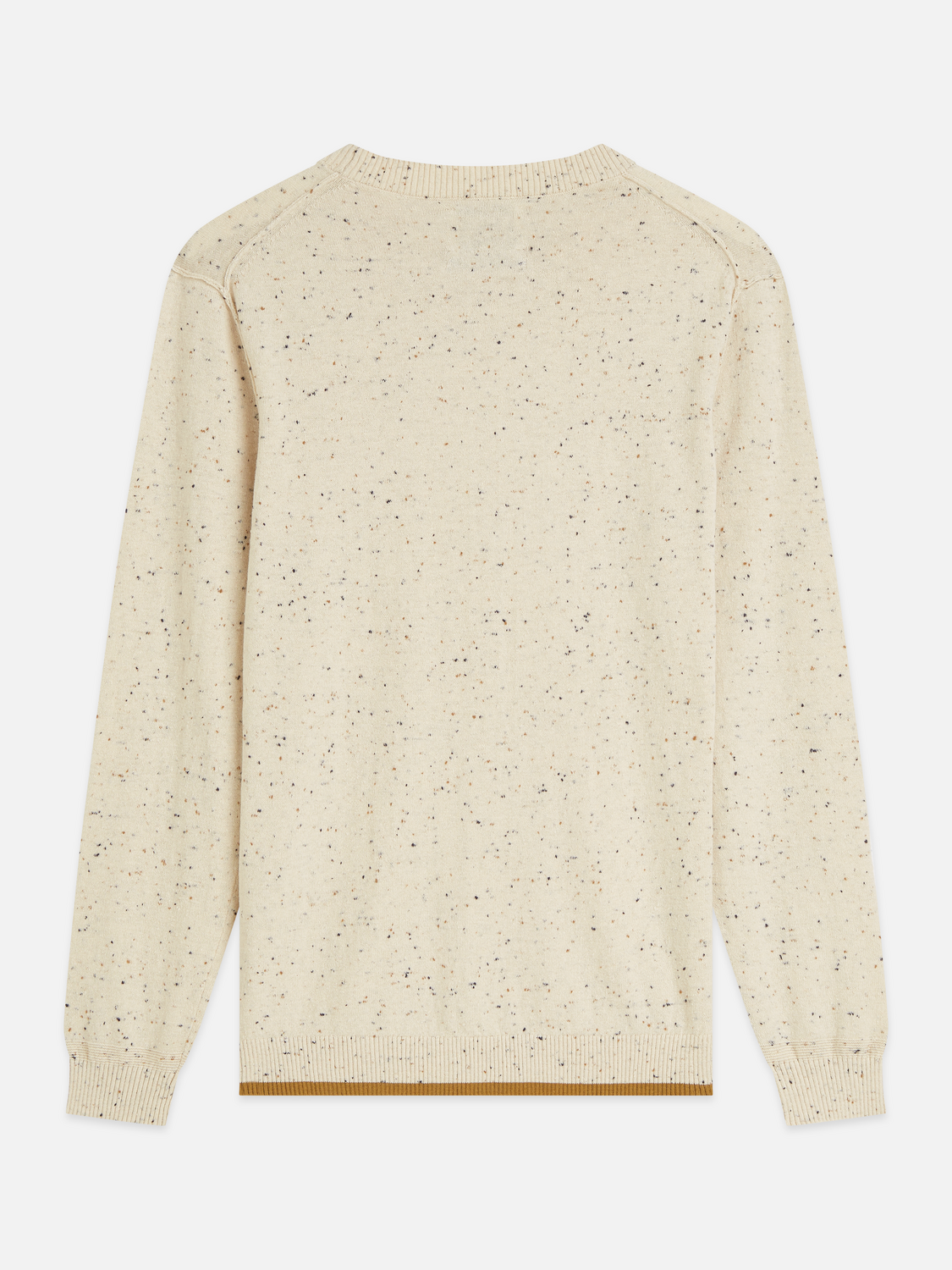 Speckled Wool-Blend Pullover