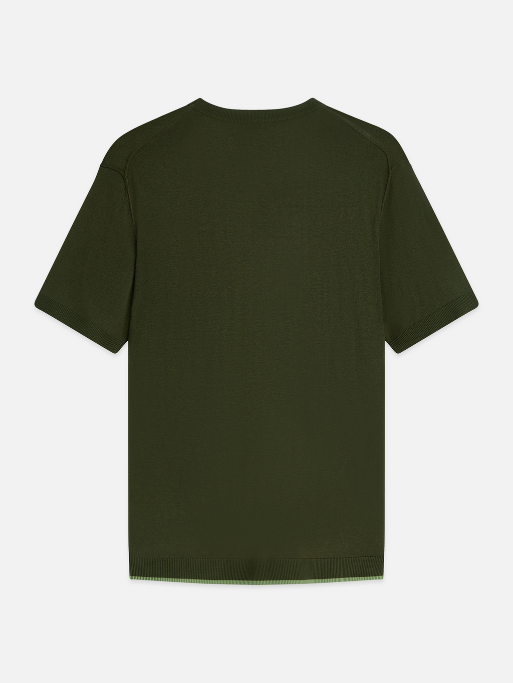 Knitted Wool-Blend Relaxed T-Shirt