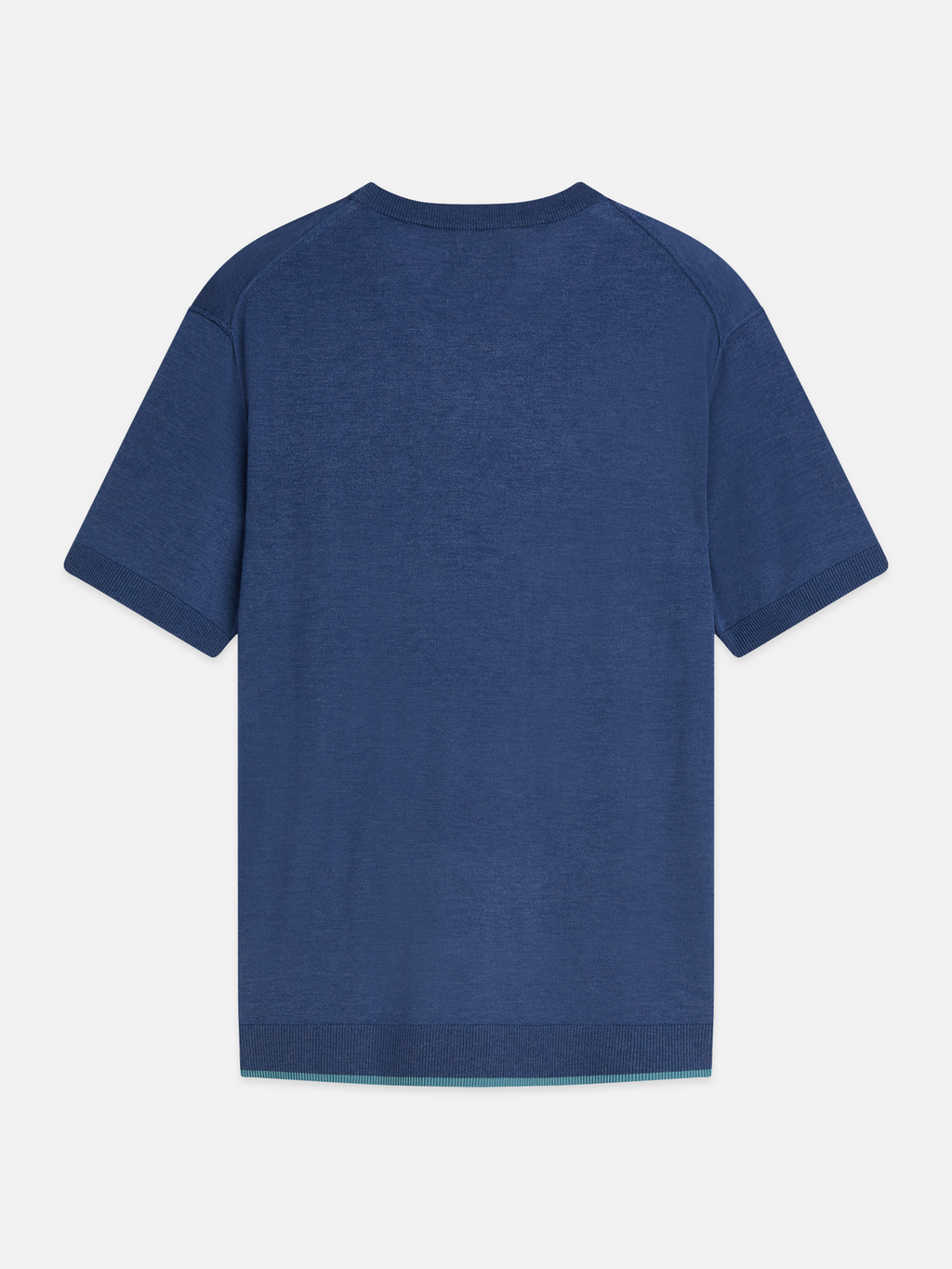 Knitted Wool-Blend Relaxed T-Shirt