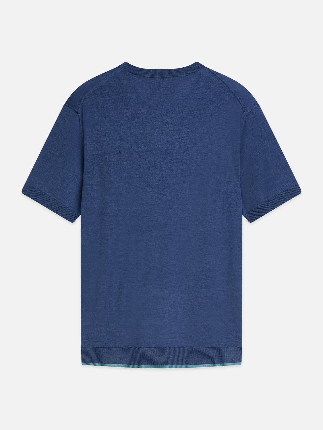 Knitted Wool-Blend Relaxed T-Shirt