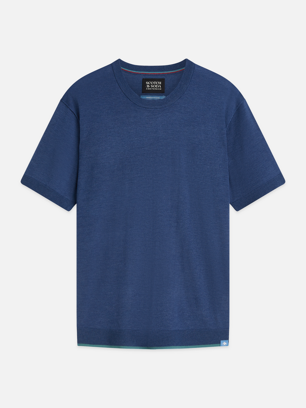 Knitted Wool-Blend Relaxed T-Shirt