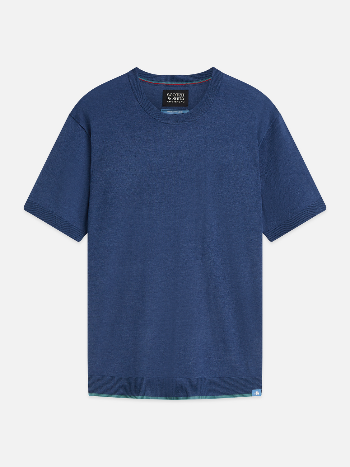 Knitted Wool-Blend Relaxed T-Shirt