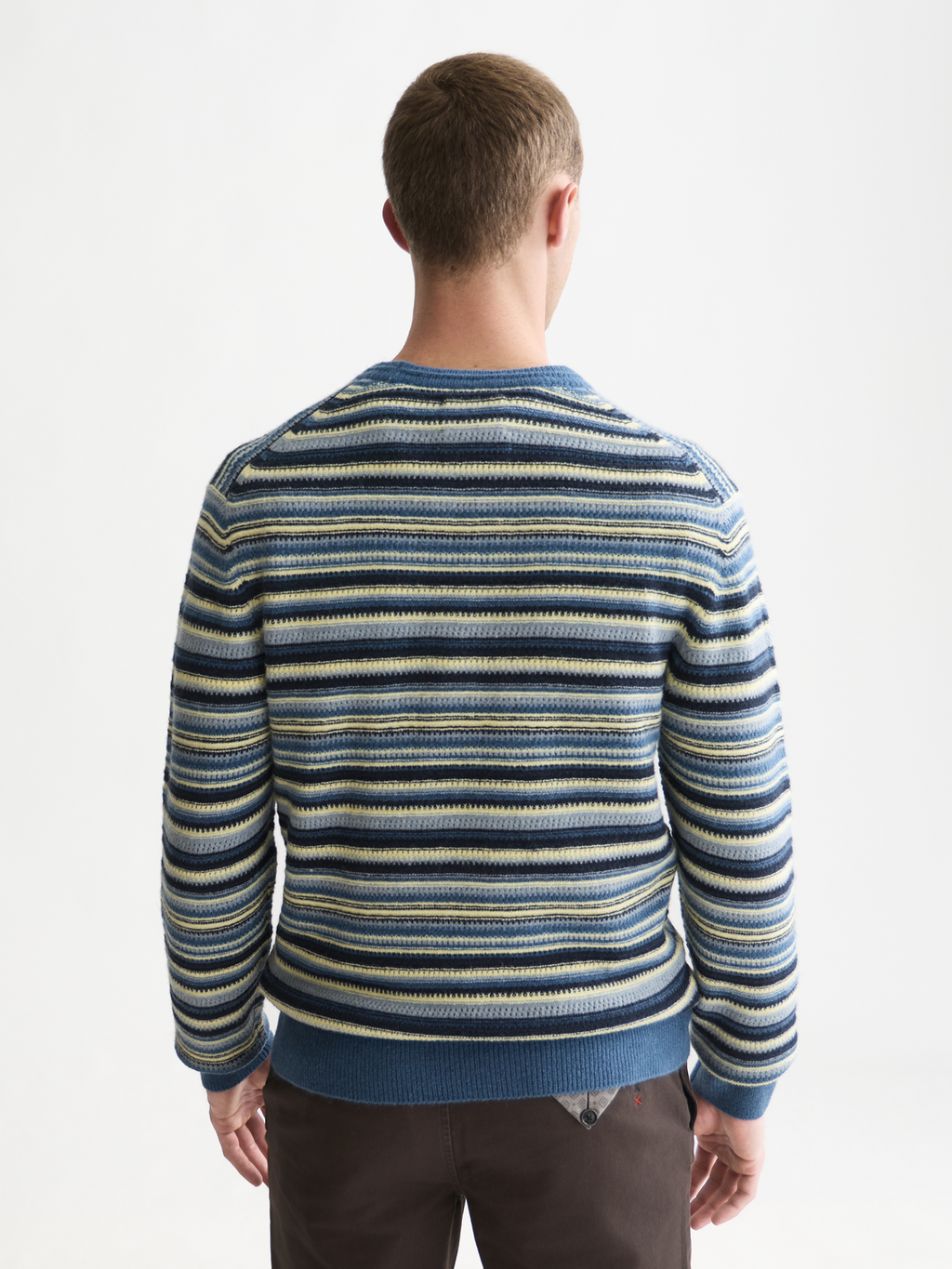 Soft knit stripe pullover