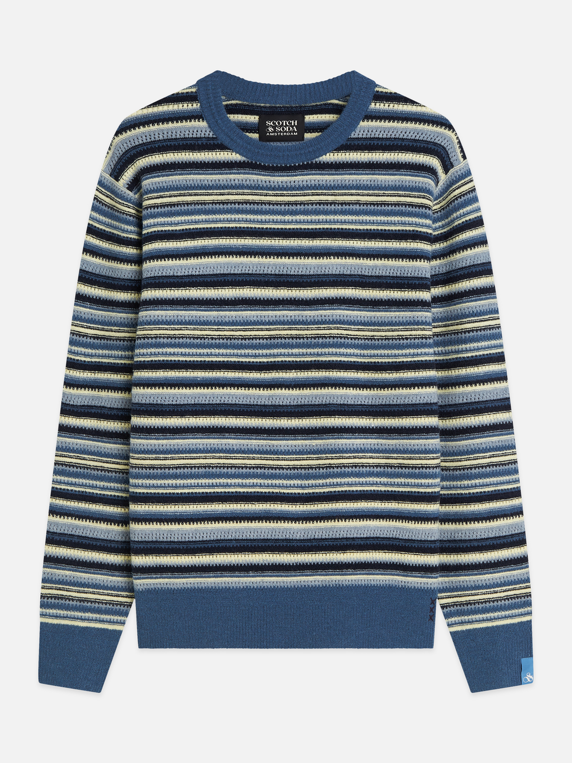 Soft knit stripe pullover