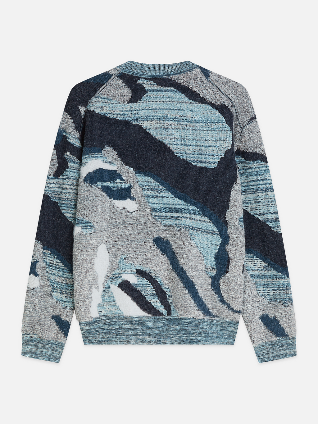 Jacquard Cotton Loose Pullover