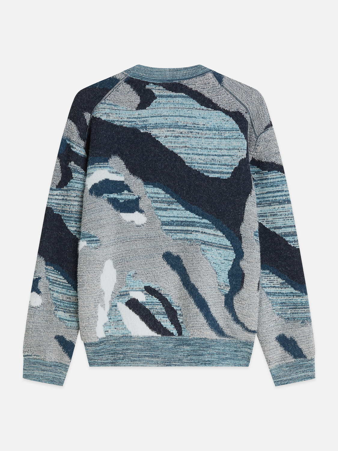 Jacquard Cotton Loose Pullover