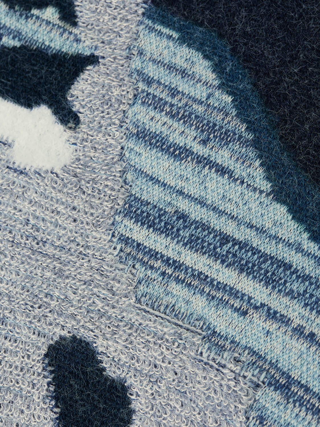 Jacquard Cotton Loose Pullover