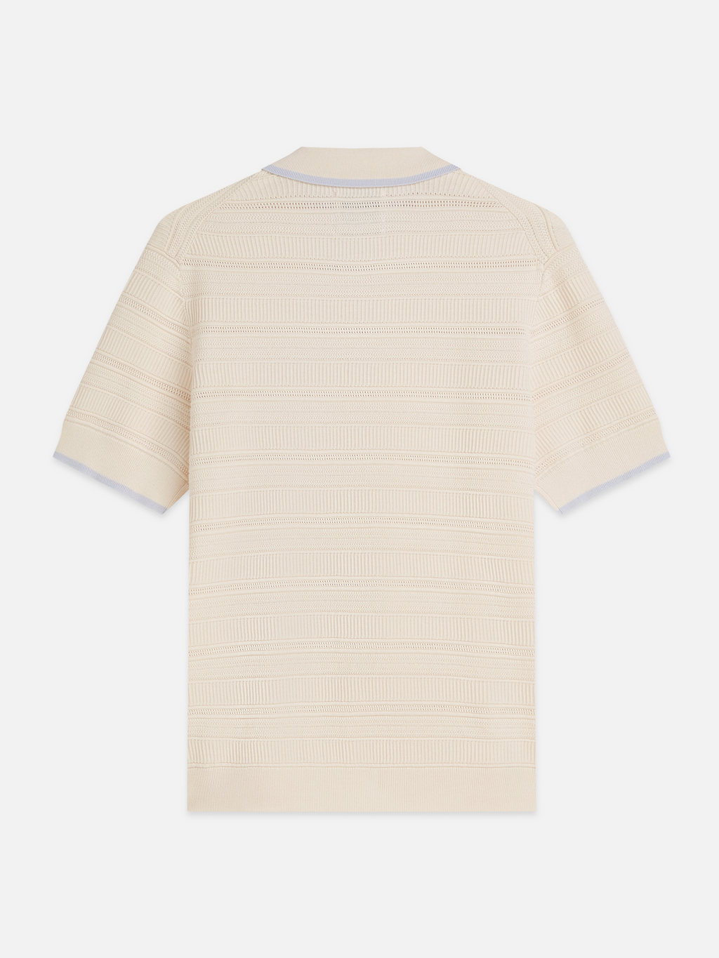 Structured knitted polo