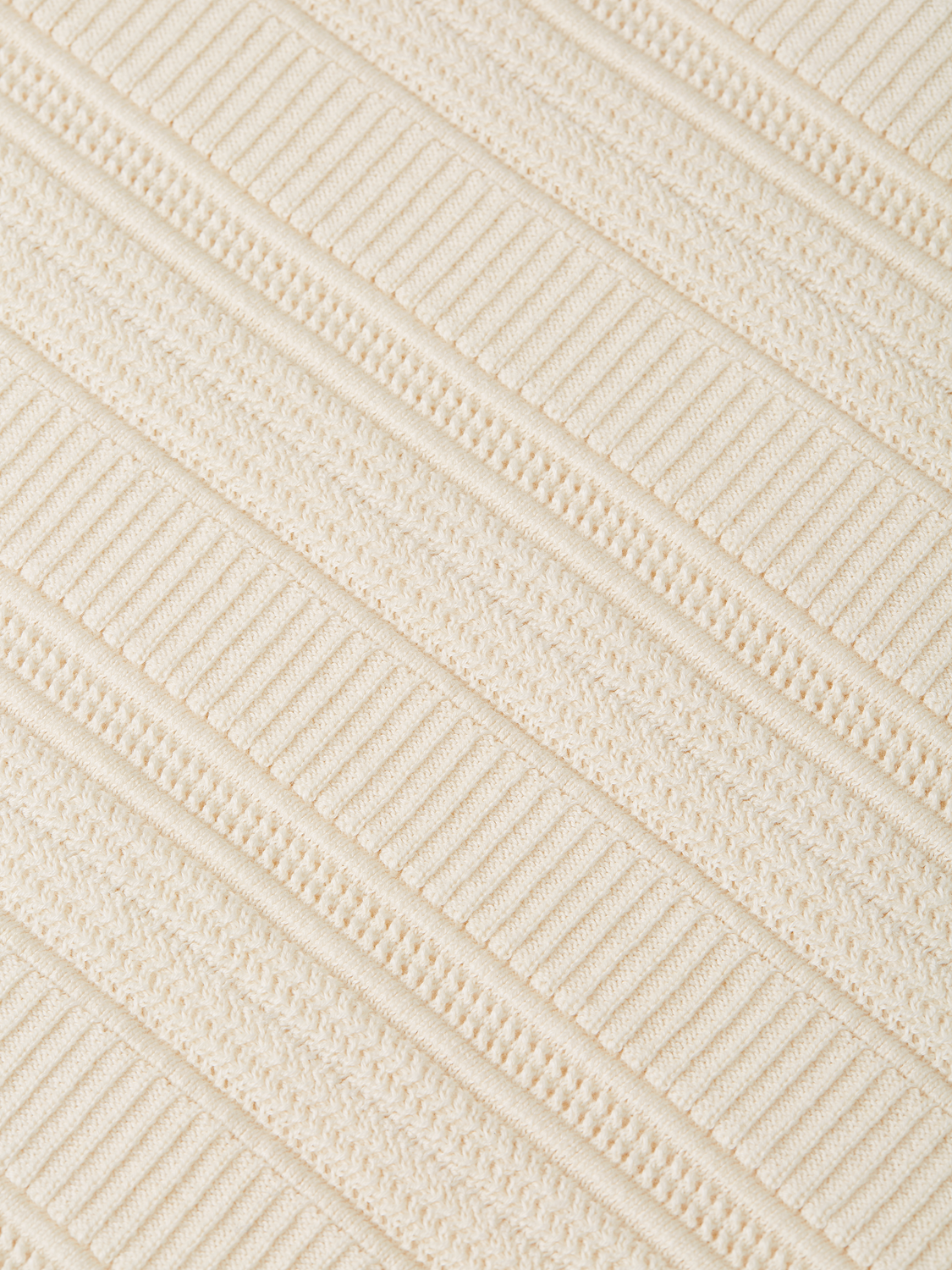 Structured knitted polo