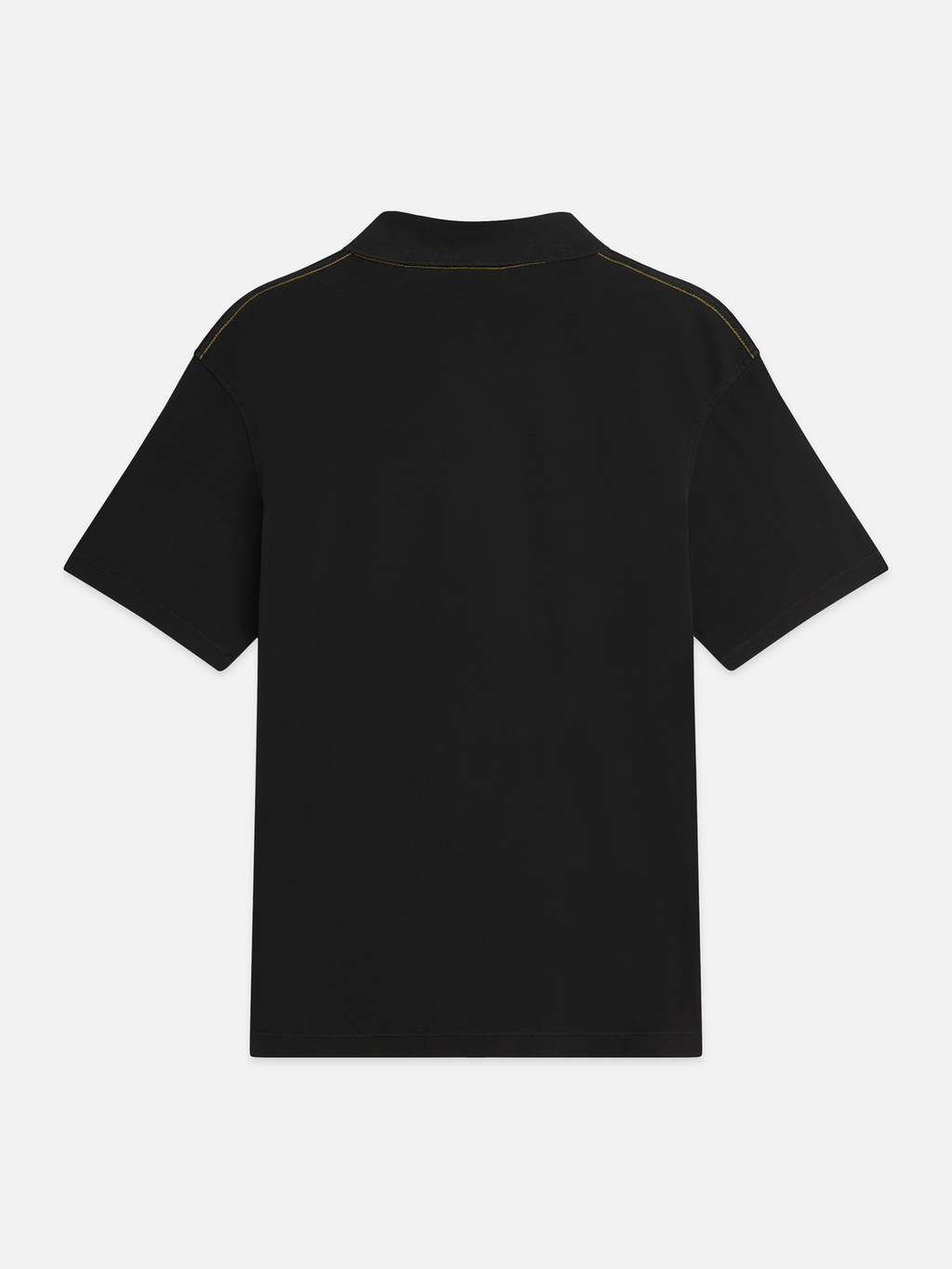 Pique relaxed garment-dyed polo