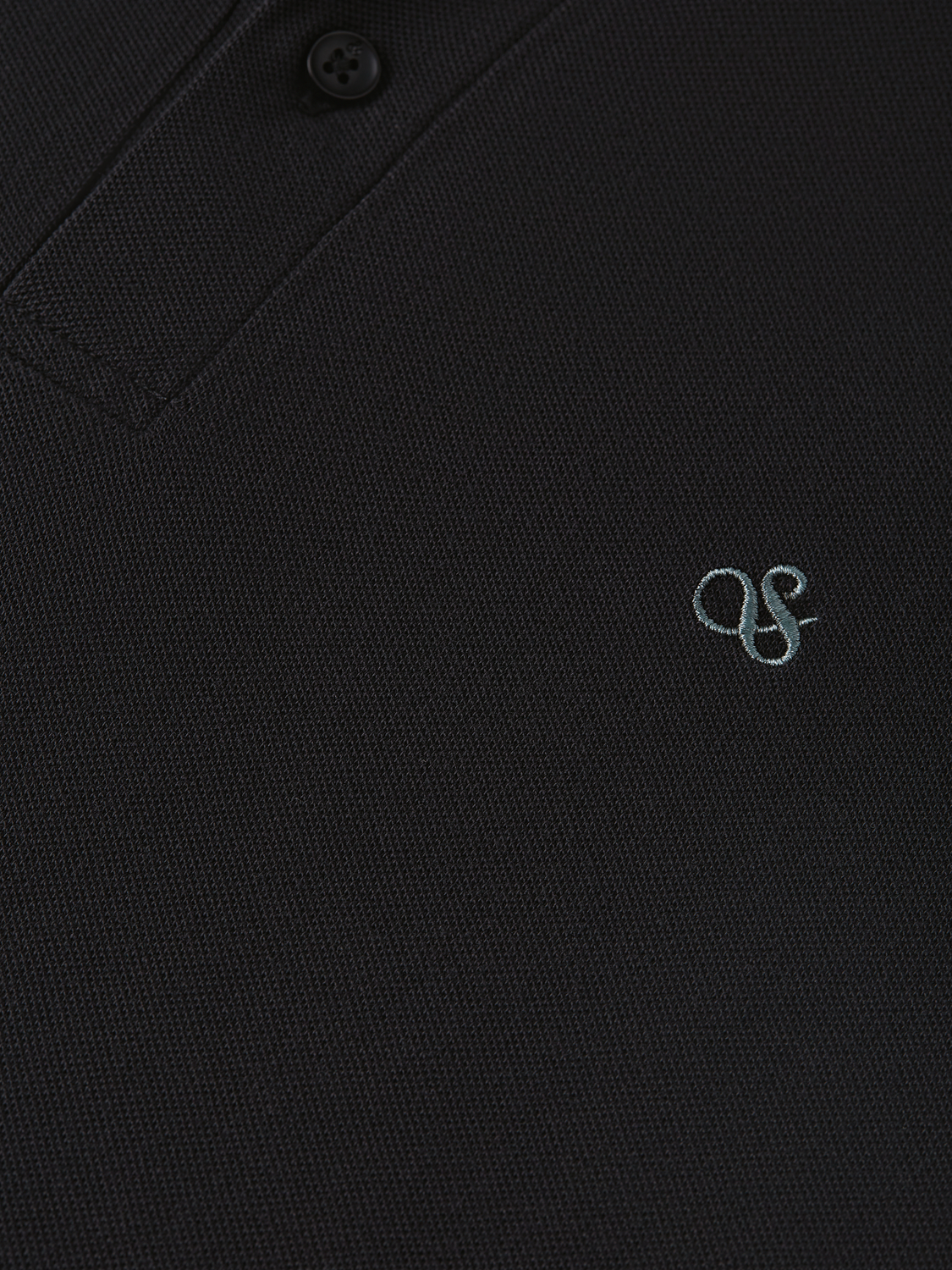 Pique relaxed garment-dyed polo