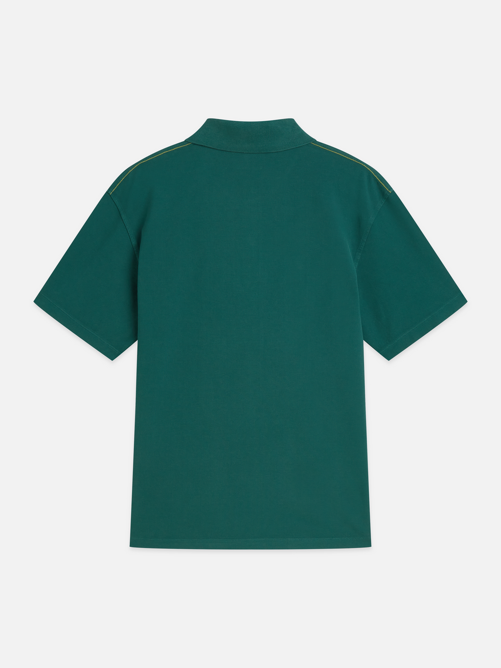 Pique relaxed garment-dyed polo