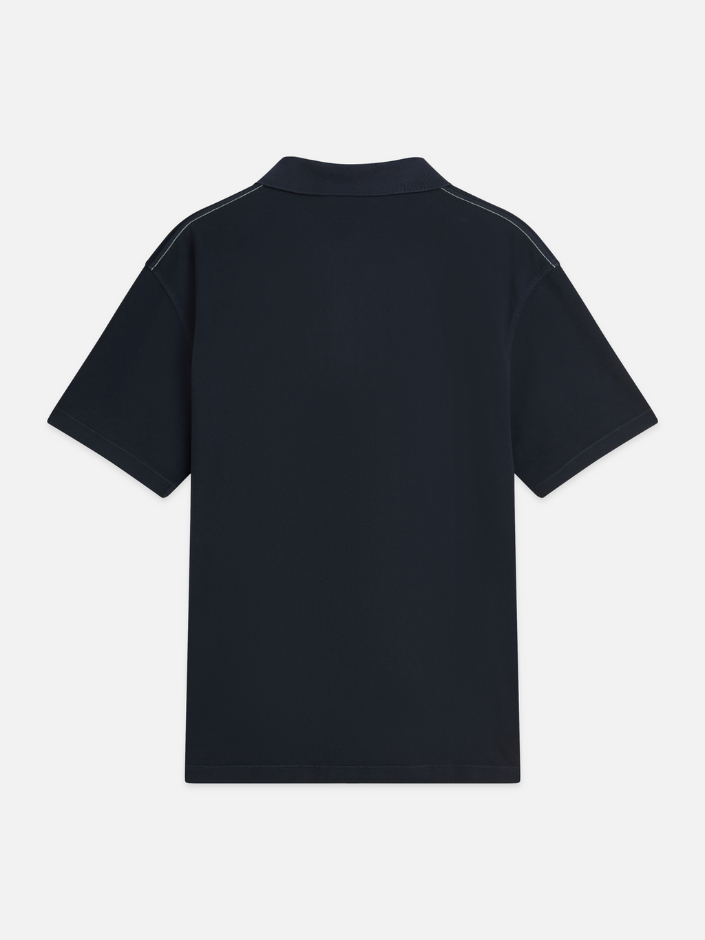 Pique relaxed garment-dyed polo