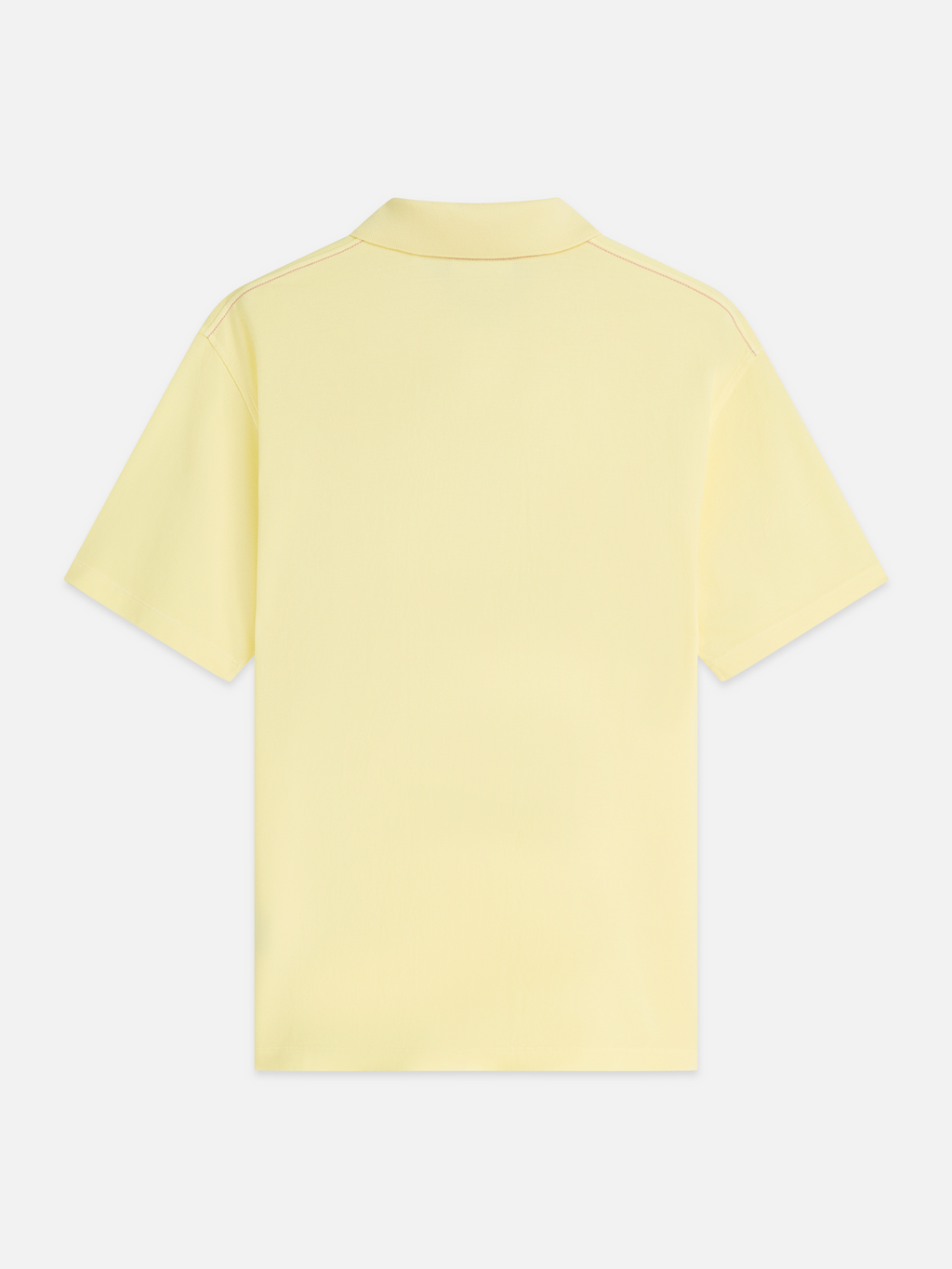 Pique relaxed garment-dyed polo