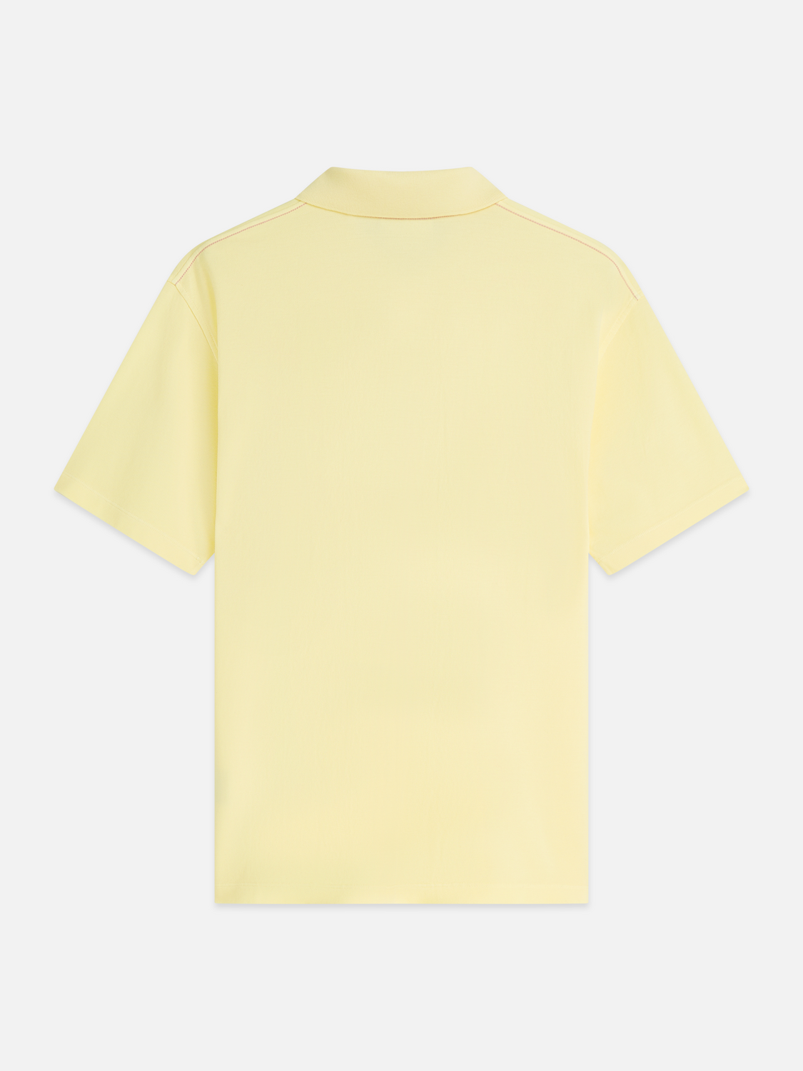 Pique relaxed garment-dyed polo