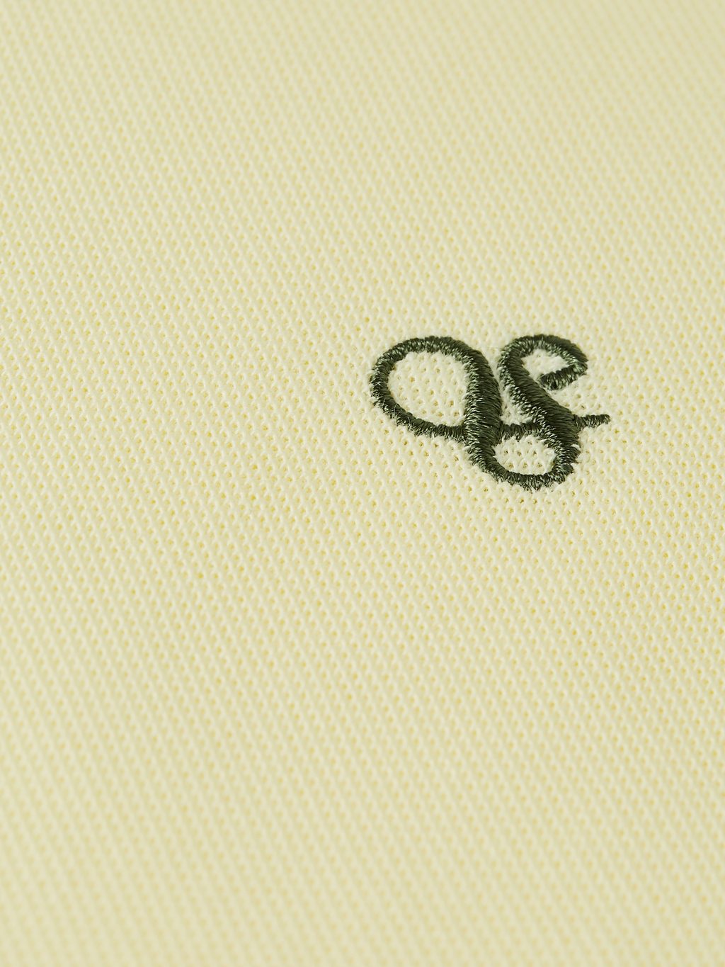 Pique relaxed garment-dyed polo