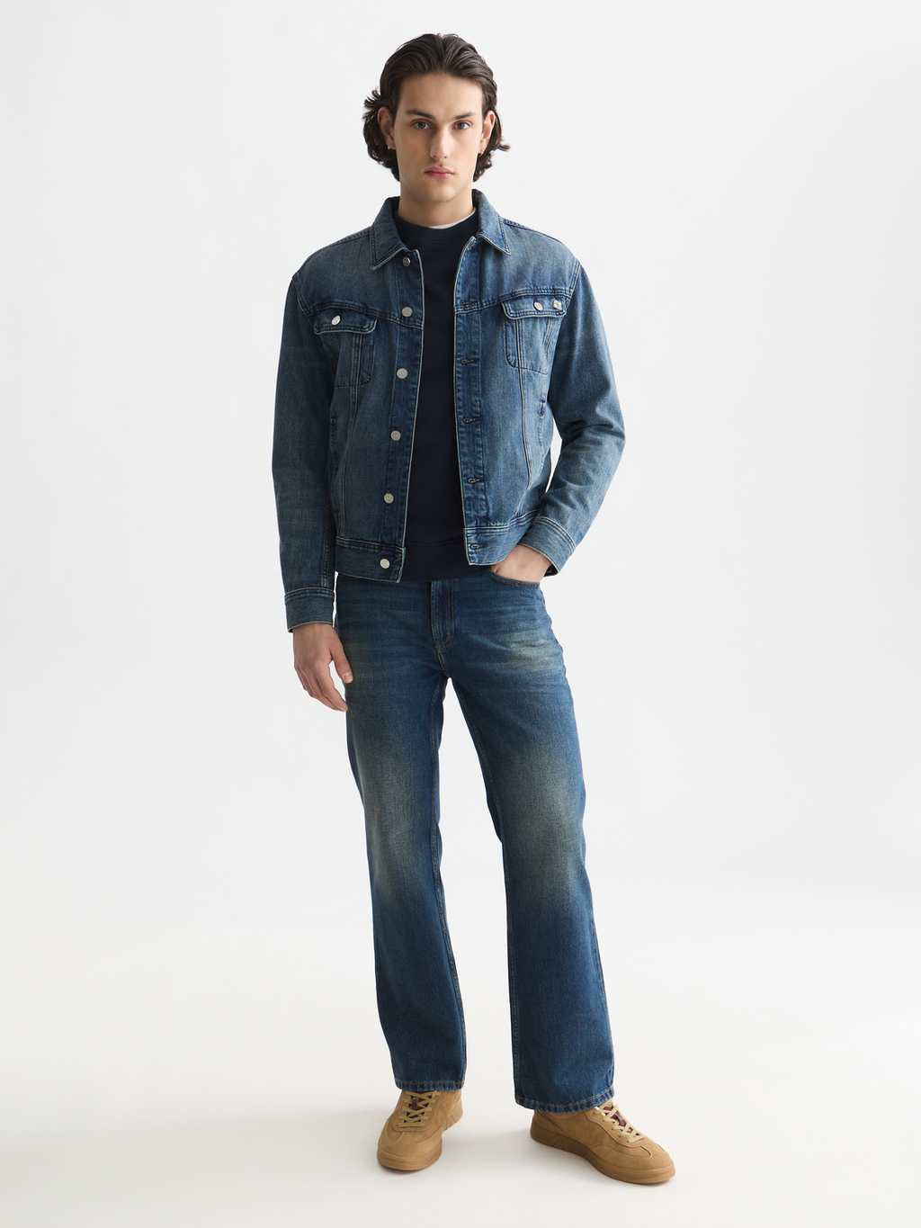 The Beat flared denim