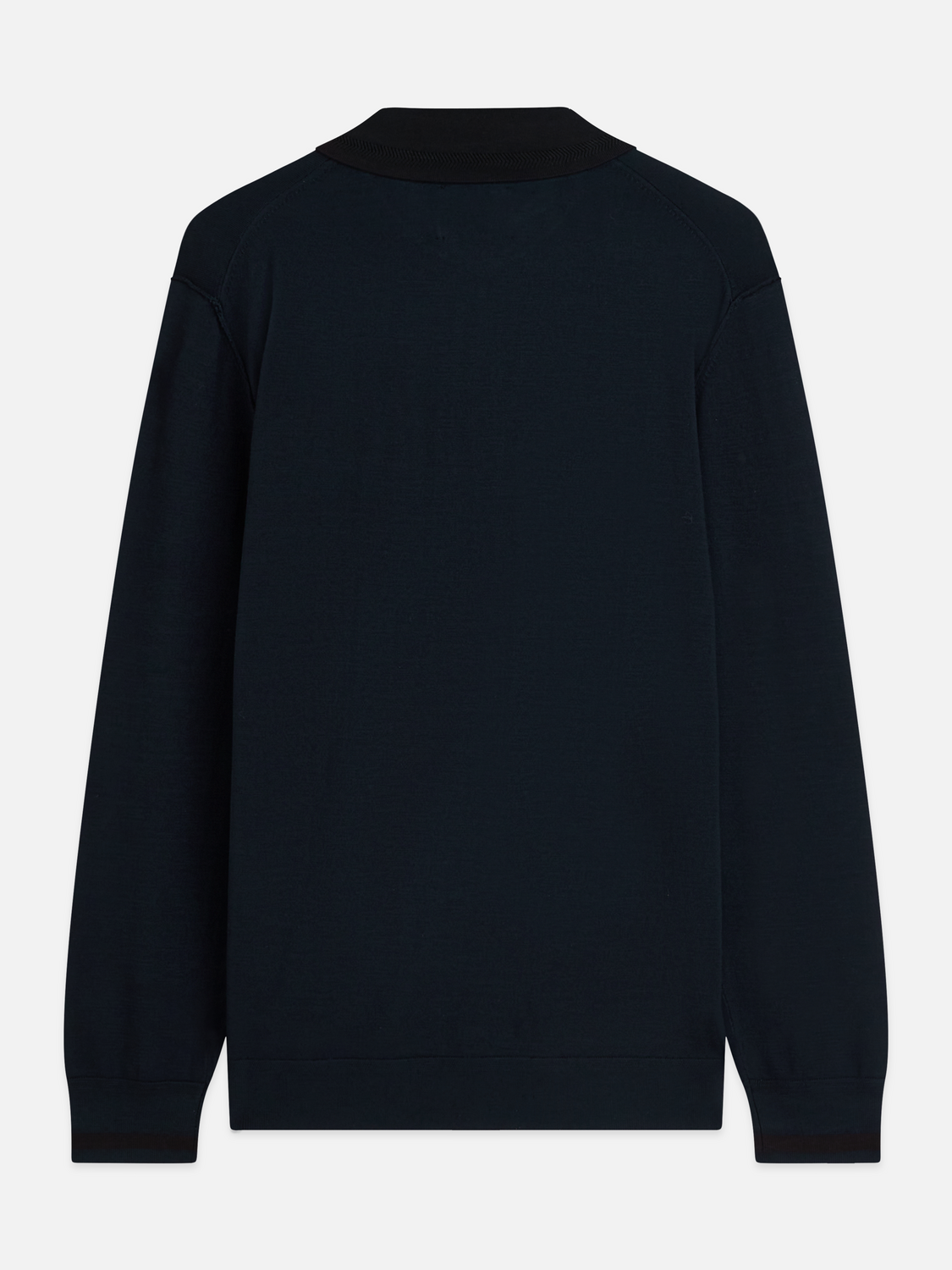 Viscose-Blend Long-Sleeve Polo