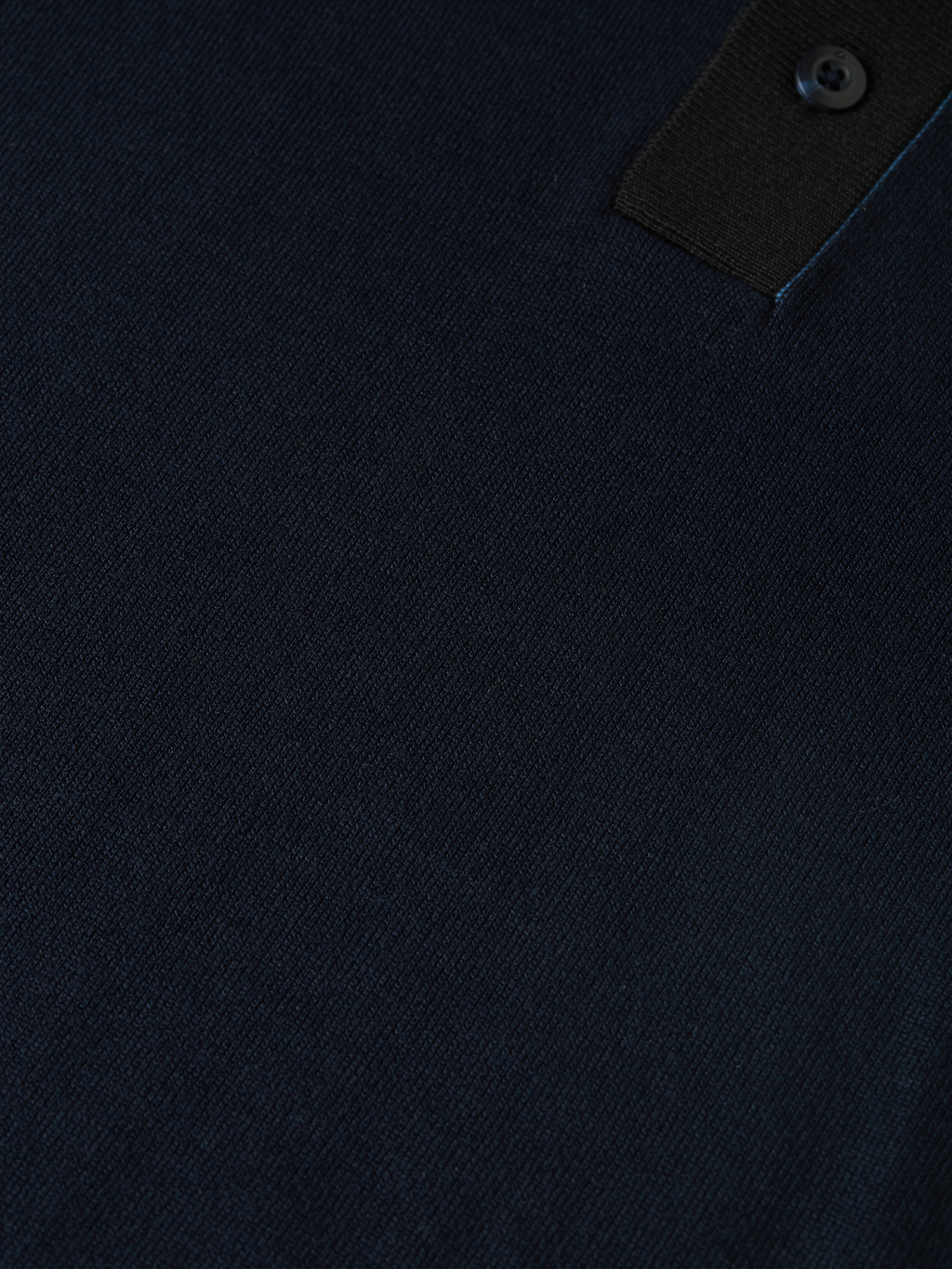 Viscose-Blend Long-Sleeve Polo