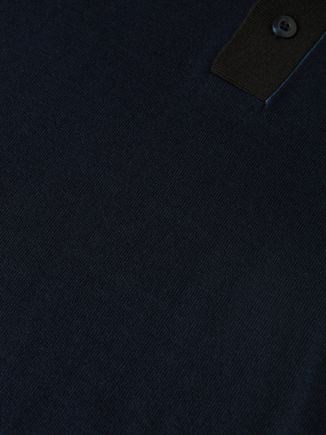 Viscose-Blend Long-Sleeve Polo
