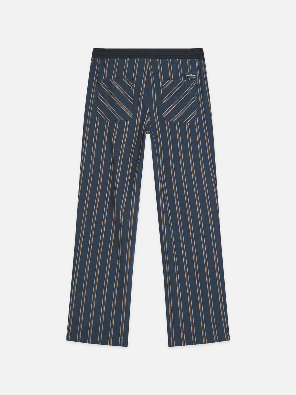 Otis striped linen blend straight jogger
