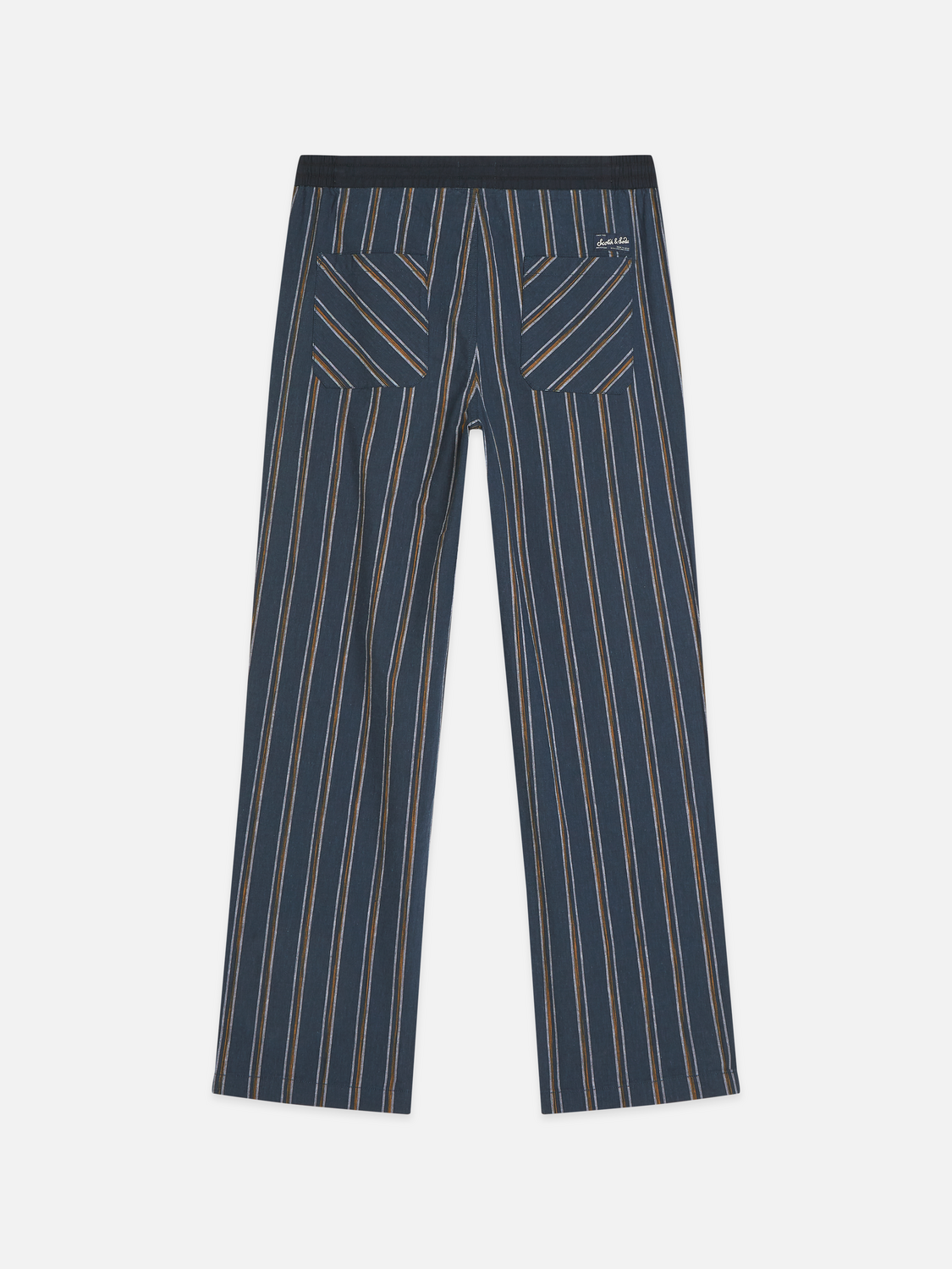 Otis striped linen blend straight jogger