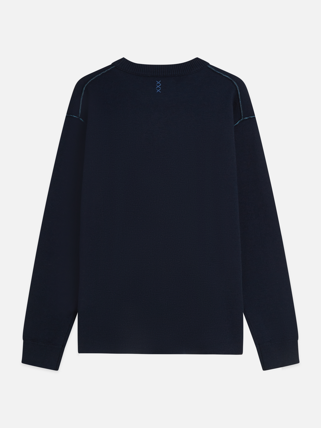 Double-Face Merino-Blend Relaxed Pullover