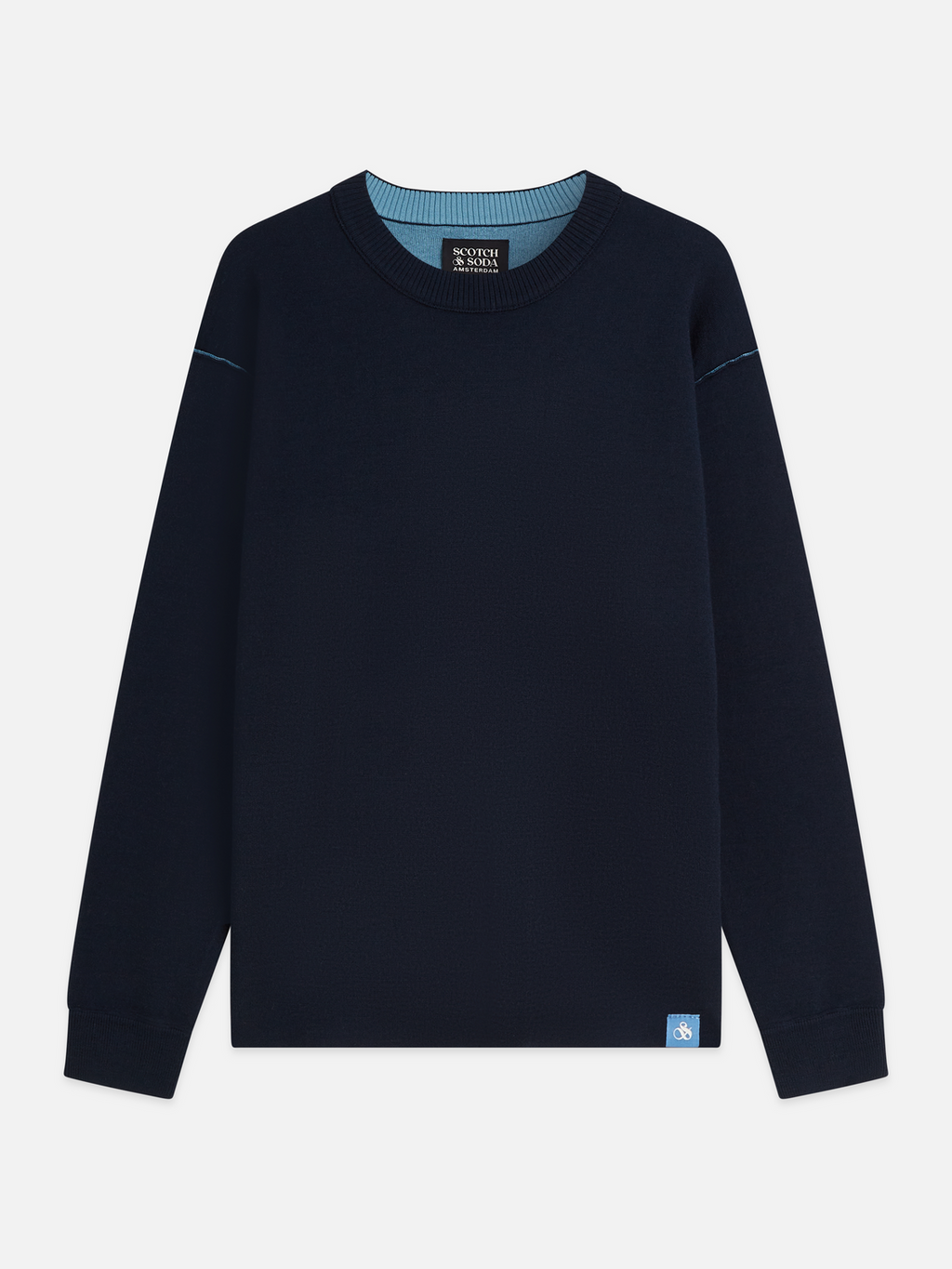 Double-Face Merino-Blend Relaxed Pullover