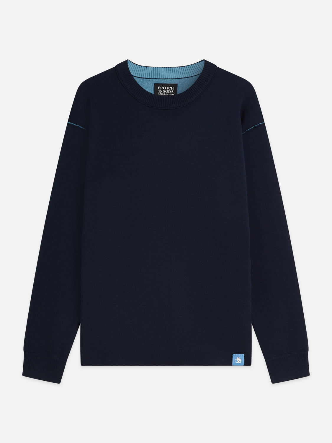 Double-Face Merino-Blend Relaxed Pullover