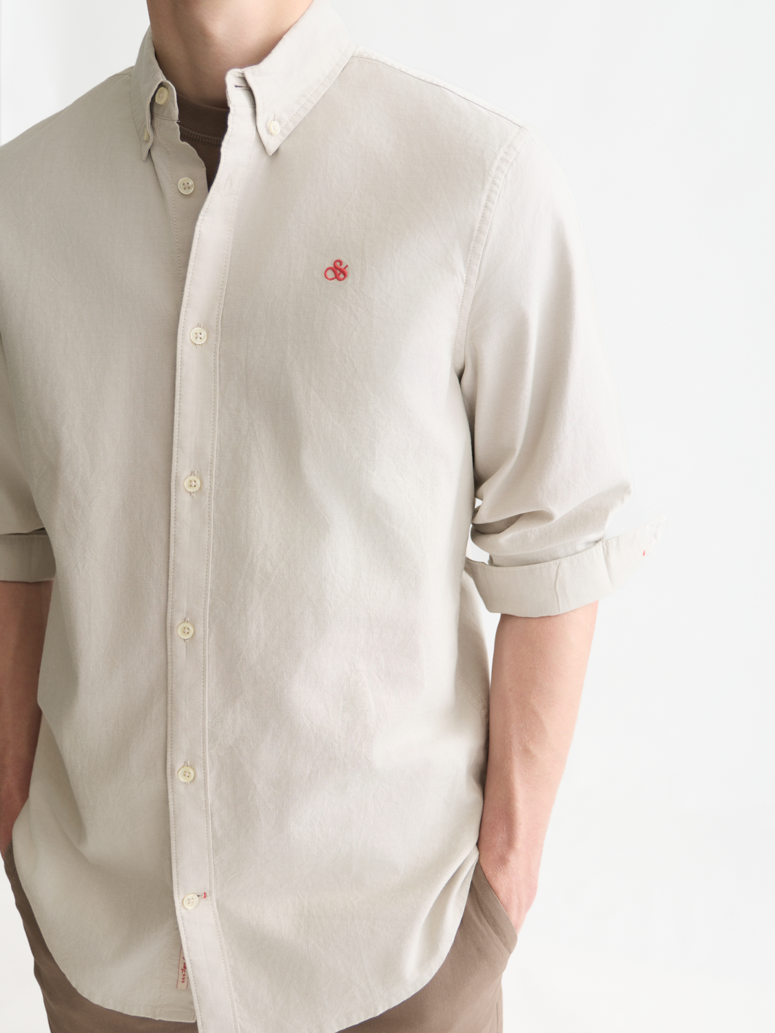 Seasonal Essentials Cotton Oxford Shirt