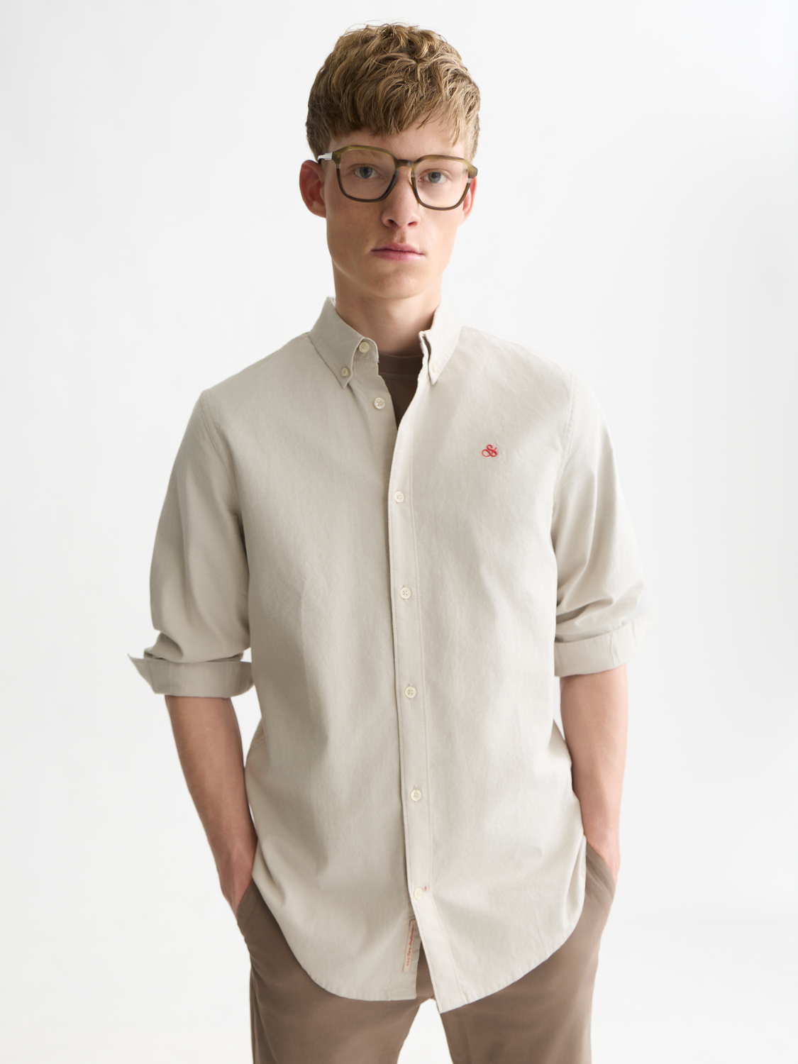 Seasonal Essentials Cotton Oxford Shirt