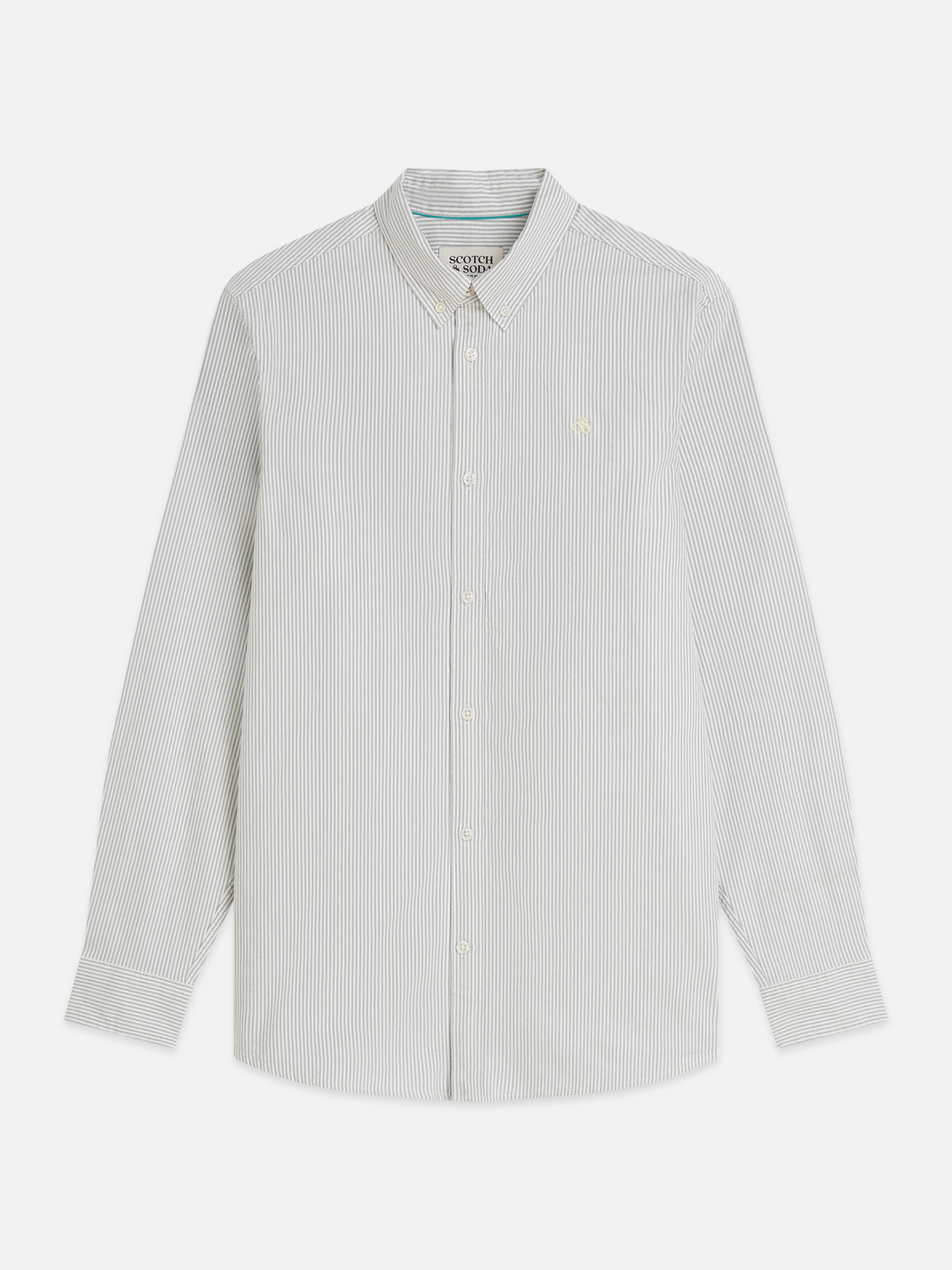 Seasonal Essentials Cotton Oxford Striped Shirt