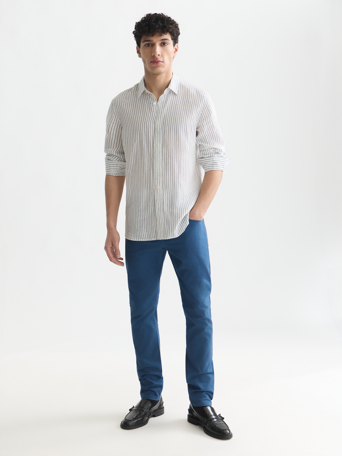 Striped linen shirt