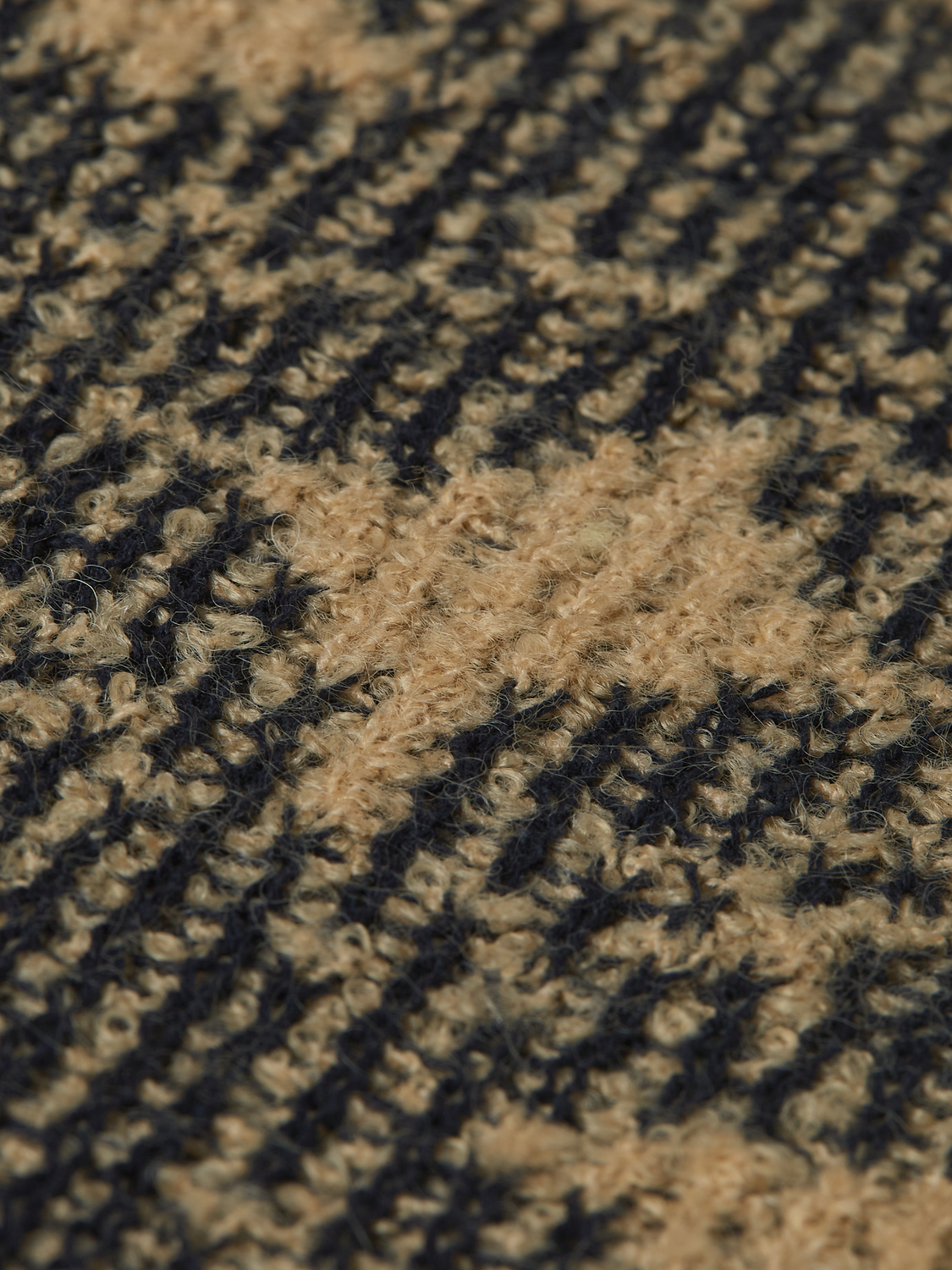 Jacquard Cotton-Wool Blend Dropped Shoulder Pullover