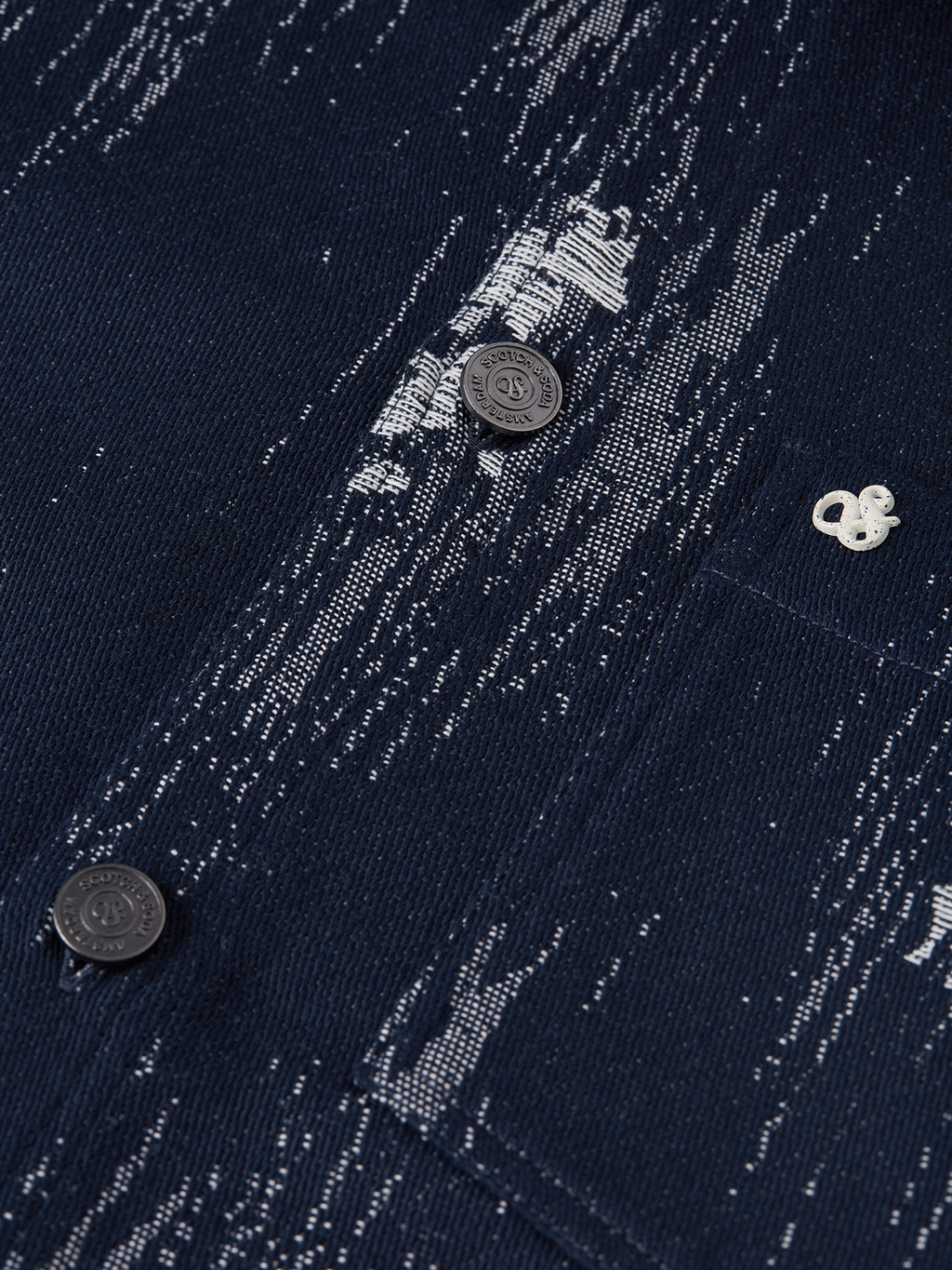 Jacquard Cotton-Blend Relaxed Overshirt