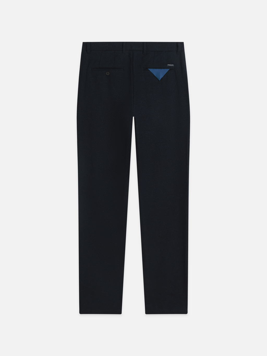 Stuart yarn-dyed cotton-wool blend chino