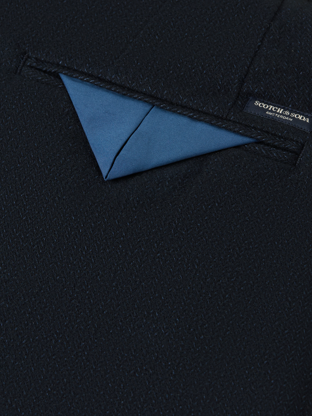 Stuart yarn-dyed cotton-wool blend chino
