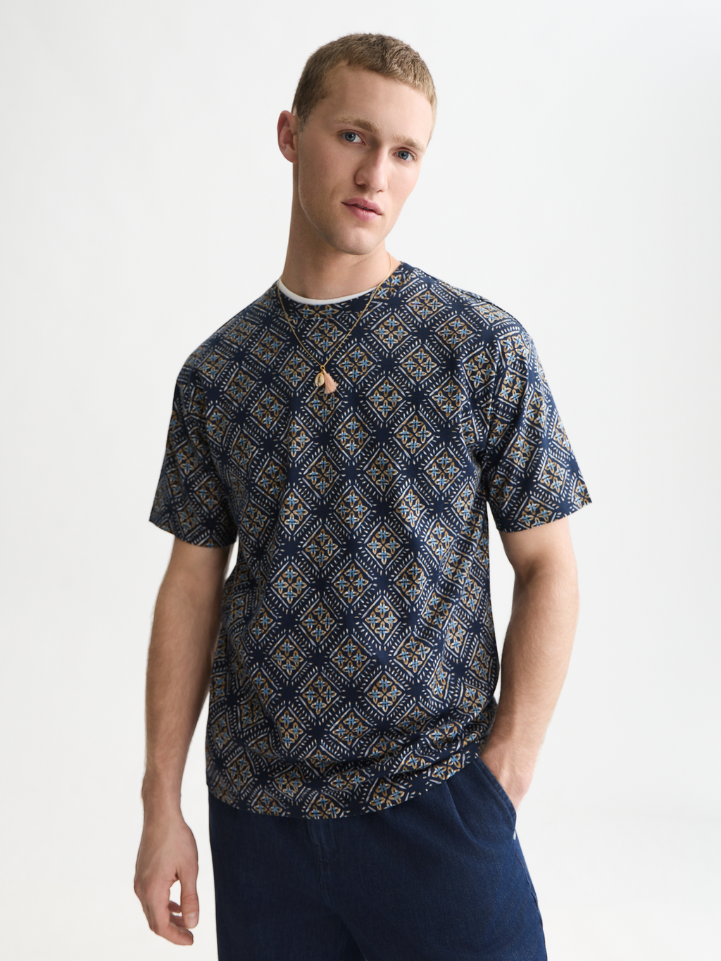 Printed Organic Cotton Relaxed T-Shirt