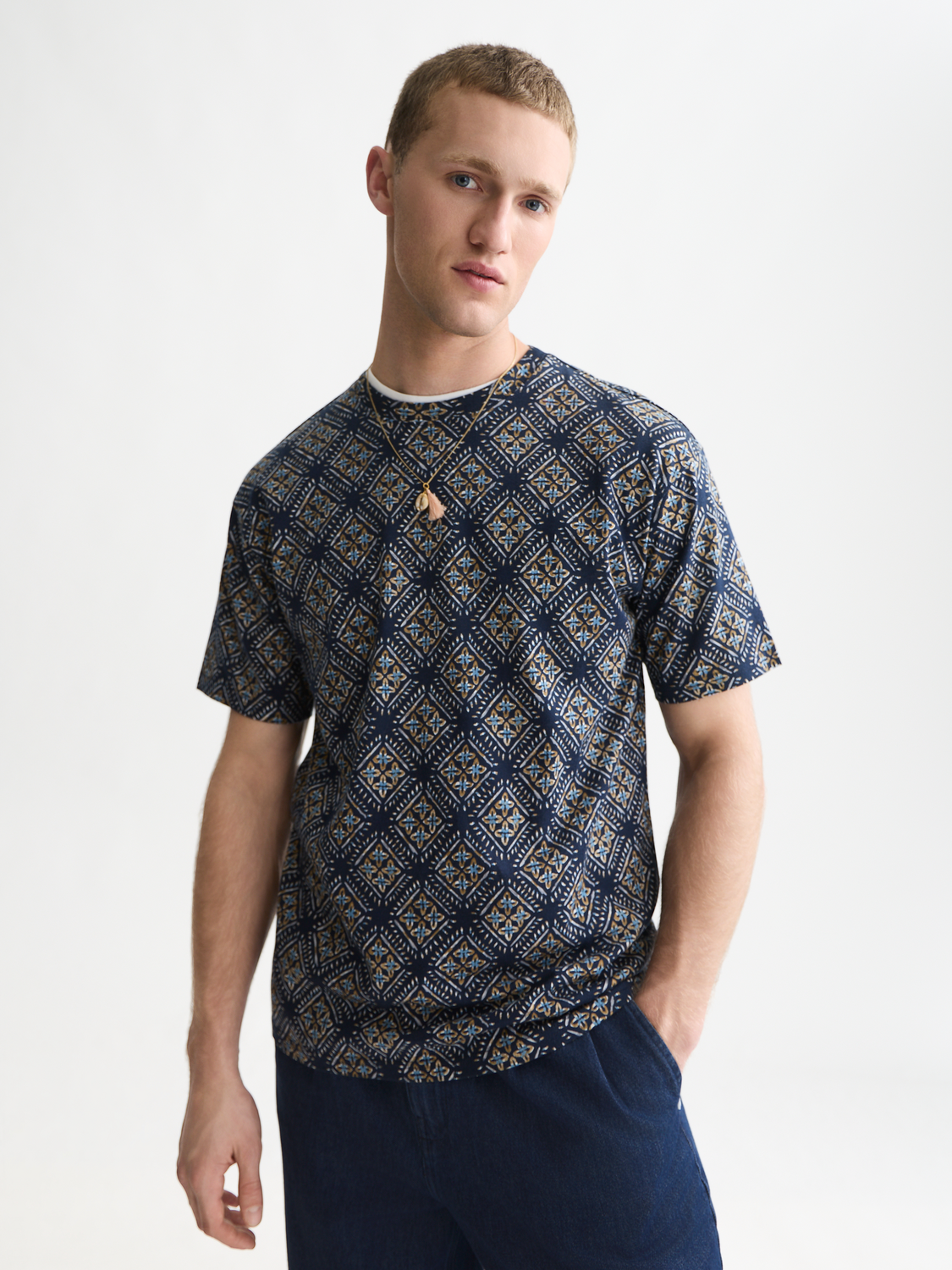 Printed Organic Cotton Relaxed T-Shirt