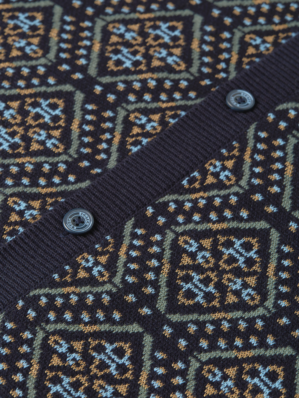 Jacquard Cotton-Blend Short-Sleeve Shirt