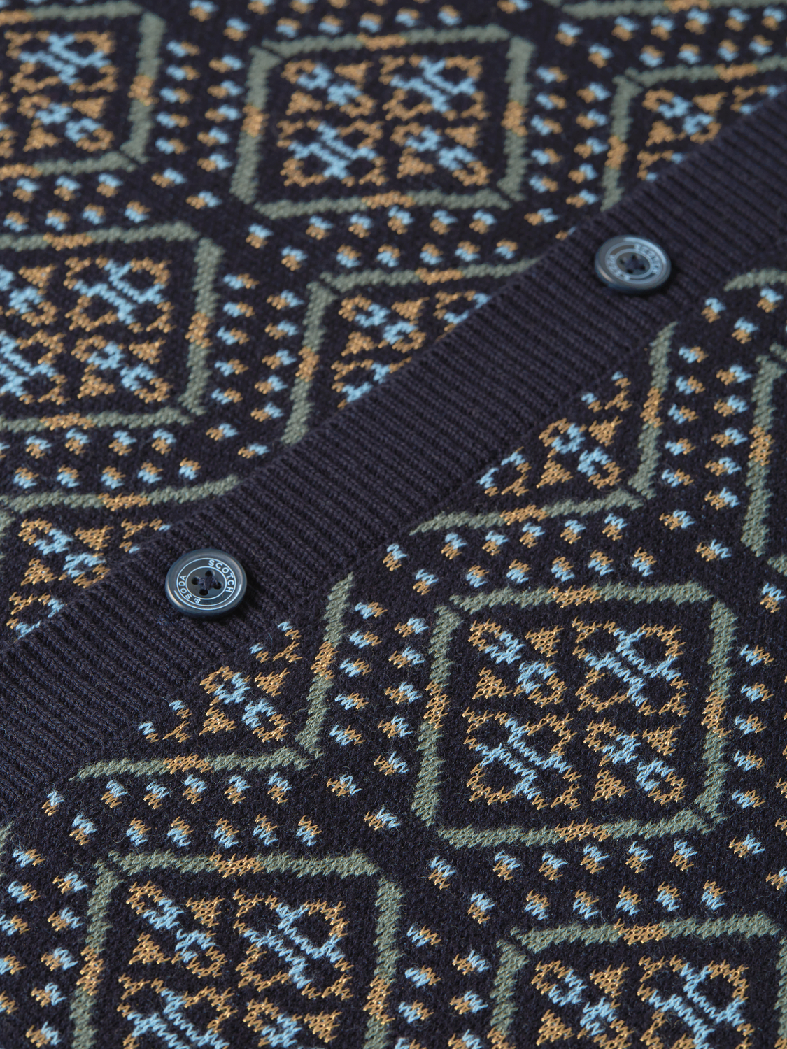 Jacquard Cotton-Blend Short-Sleeve Shirt