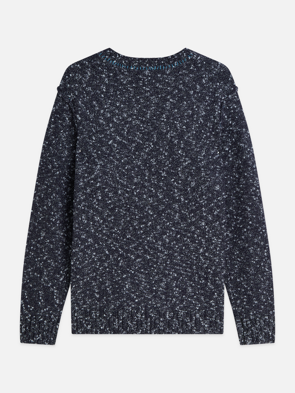 Bouclé Melange Wool-Blend Pullover