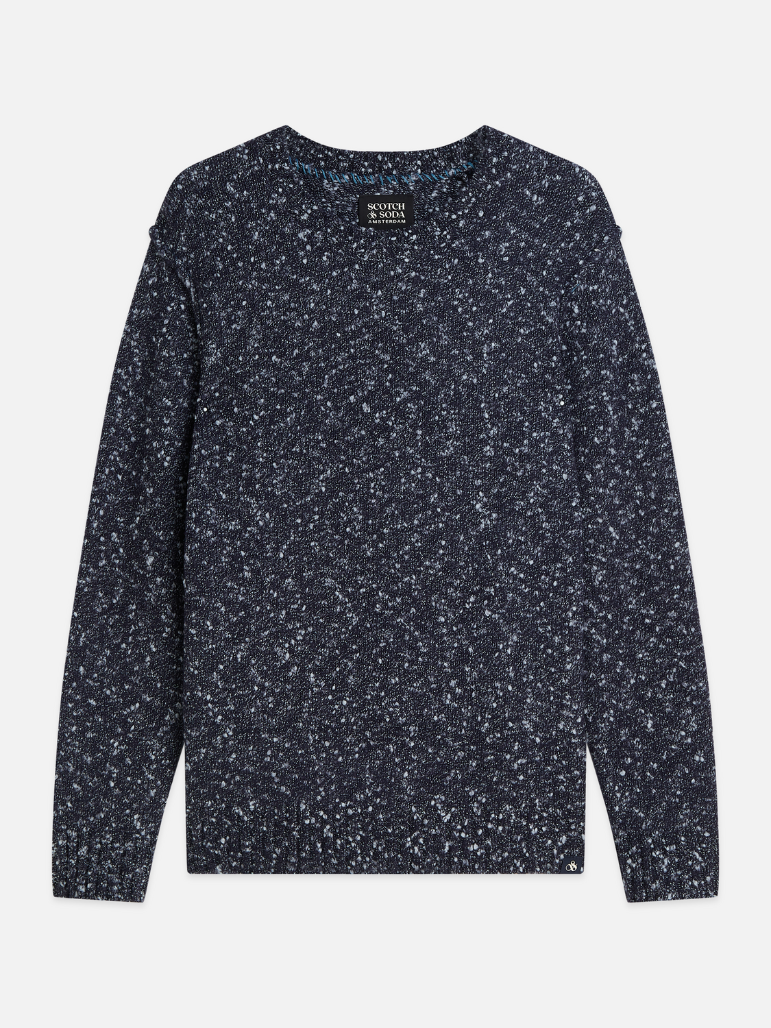 Bouclé Melange Wool-Blend Pullover