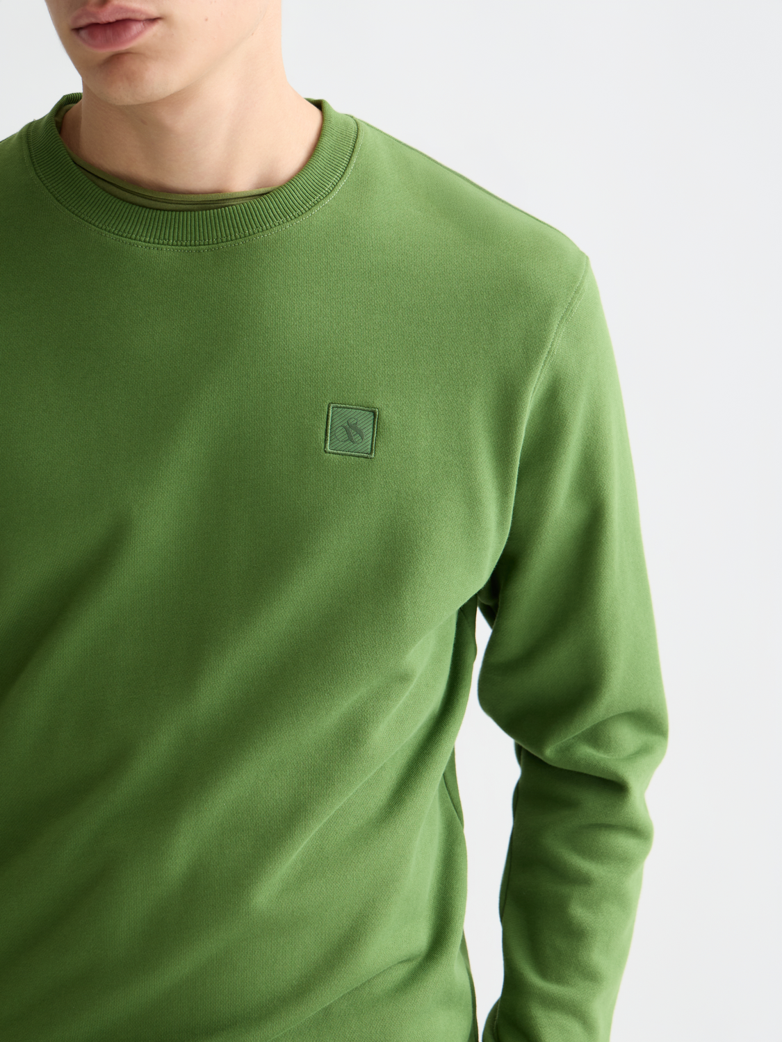 Seasonal Essentials logo badge sweatshirt