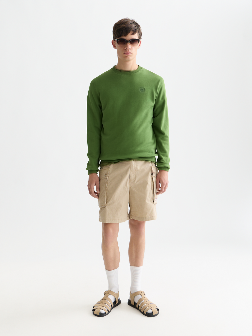 Seasonal Essentials logo badge sweatshirt