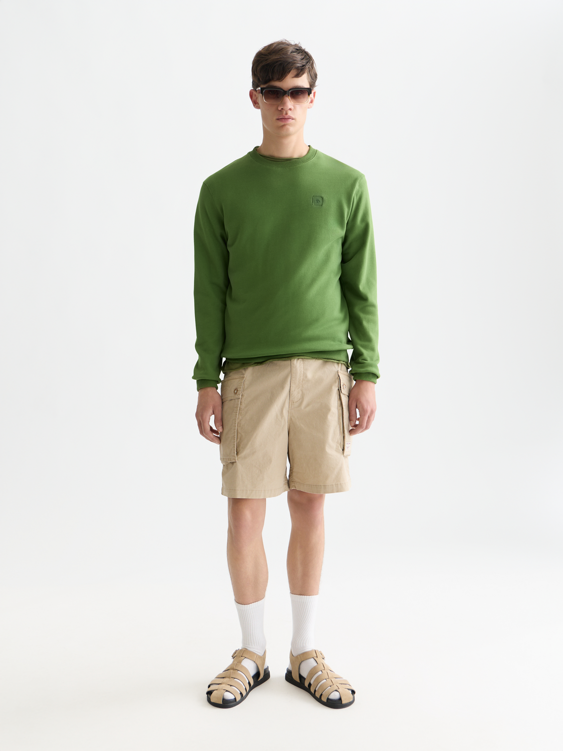 Seasonal Essentials logo badge sweatshirt