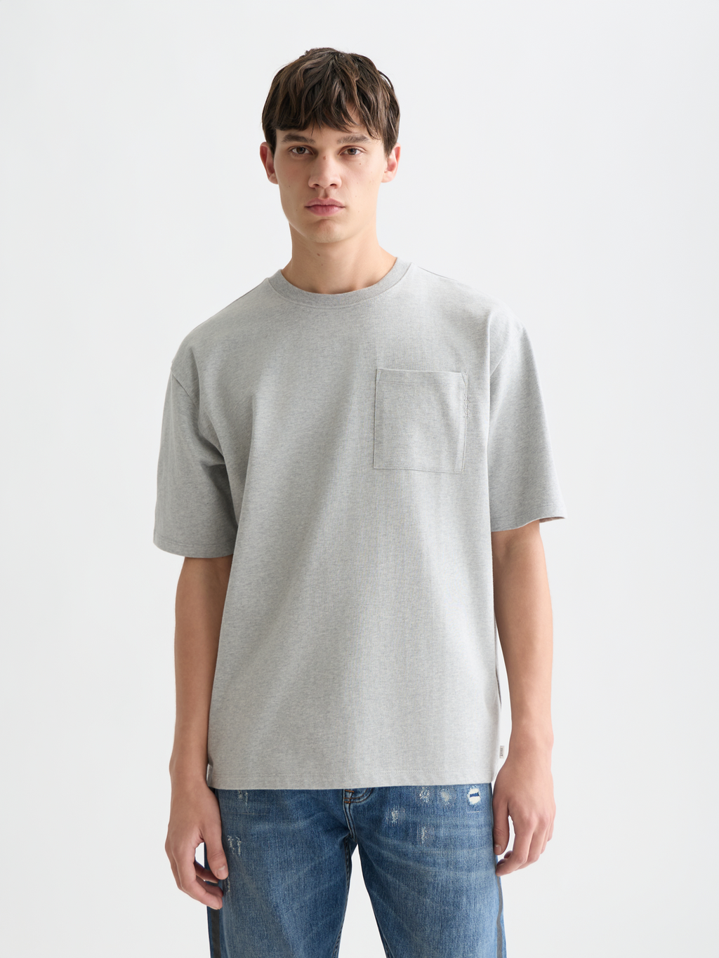 Seasonal core 3 crosses chest pocket loose fit Tshirt